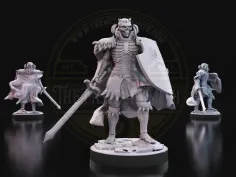 Vorgran, el Señor de los Huesos – Miniatura inspirada en Skull Knight (Berserk)