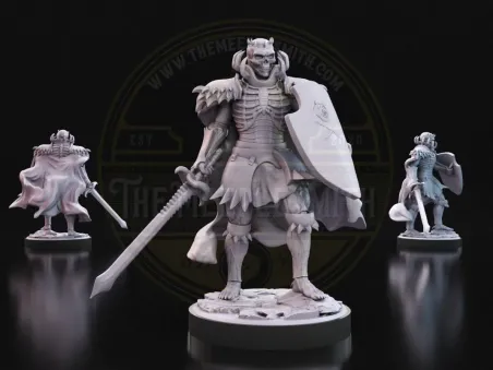 Vorgran, the Bone Lord – Miniature inspired by Skull Knight (Berserk)