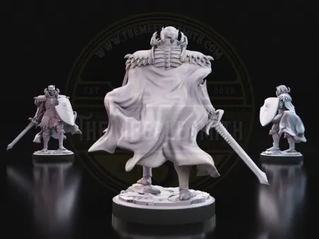 Vorgran, el Señor de los Huesos – Miniatura inspirada en Skull Knight (Berserk)