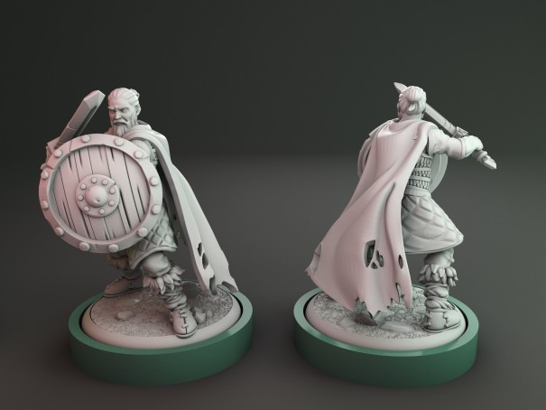 Miniatura de aliado Wiglaf para Unmatched: Beowulf