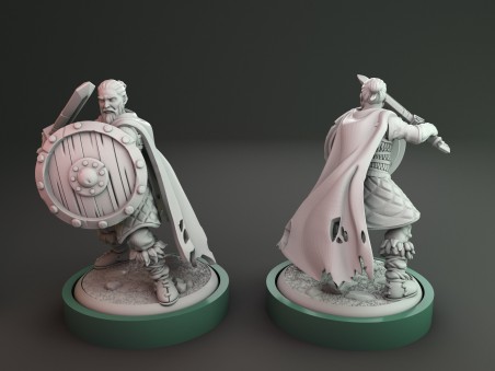 Unmatched sidekick Wiglaf miniature for Beowulf