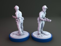 Sean Connery in "Outland" survivor miniature 2