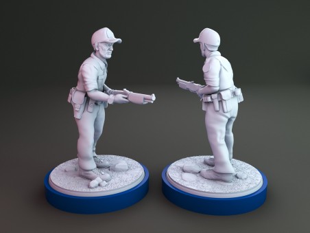 Miniatura de superviviente de Sean Connery en "Outland"