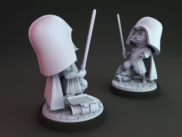 Miniatura Chibi de Vader
