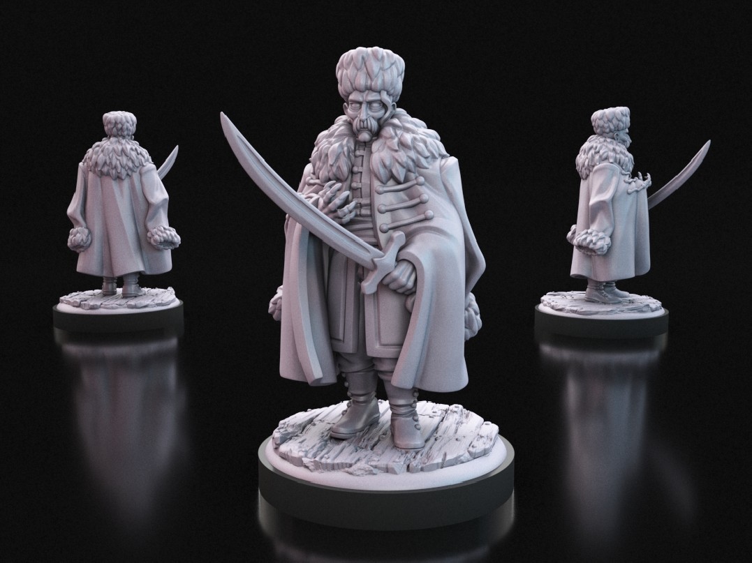 Cosaco Nosferatu con espada