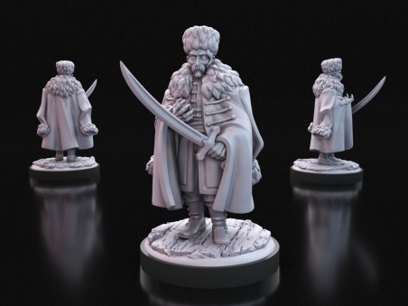 Cosaco Nosferatu con espada