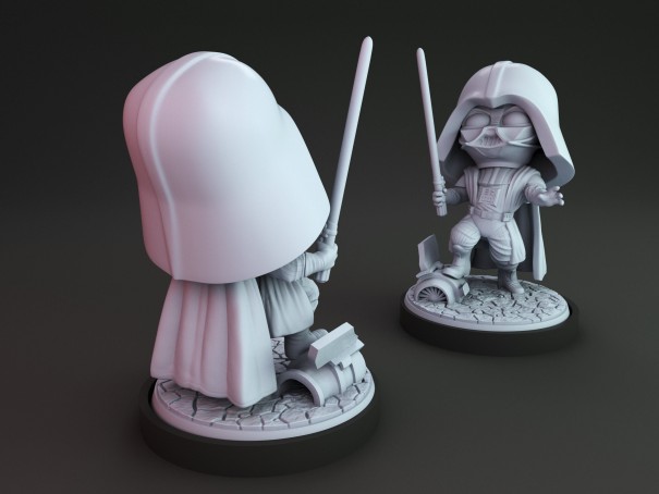 Miniatura Chibi de Vader