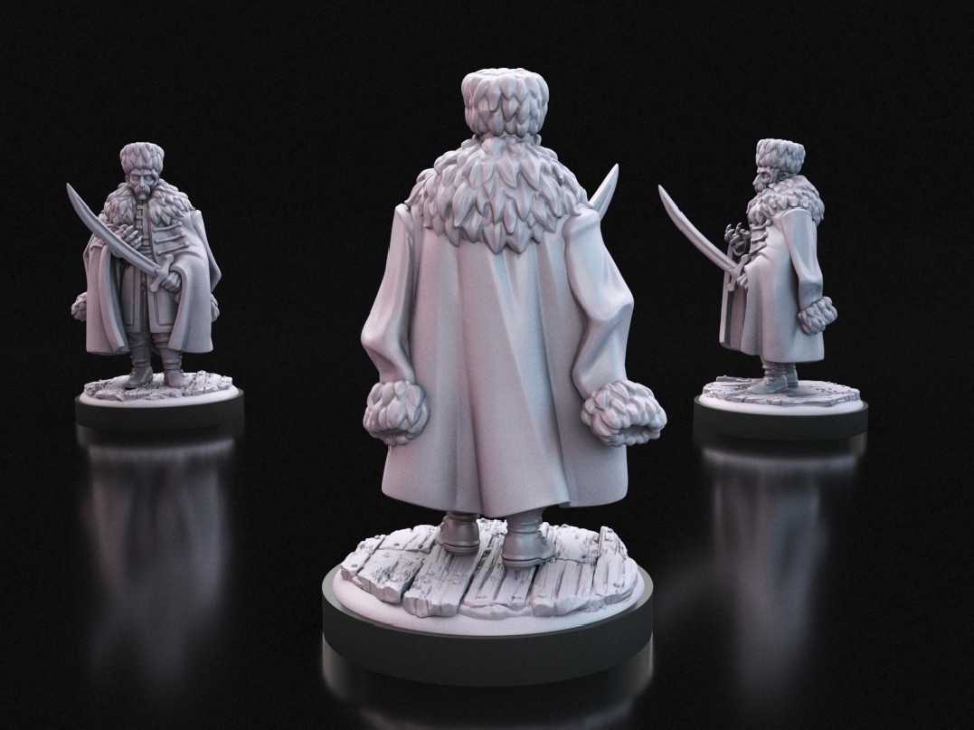 Cosaco Nosferatu con espada