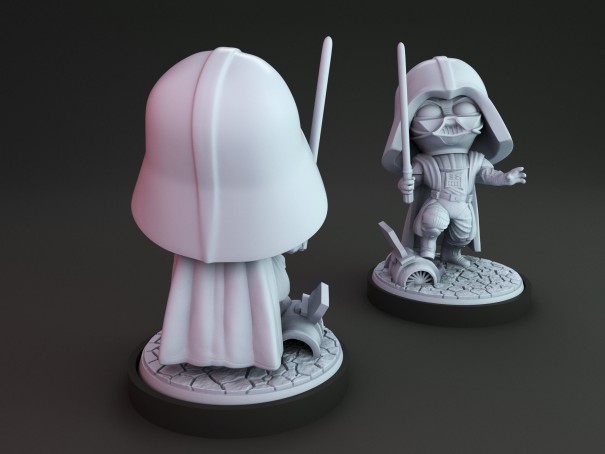 Miniatura Chibi de Vader