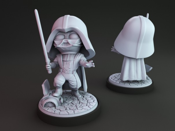 Miniatura Chibi de Vader