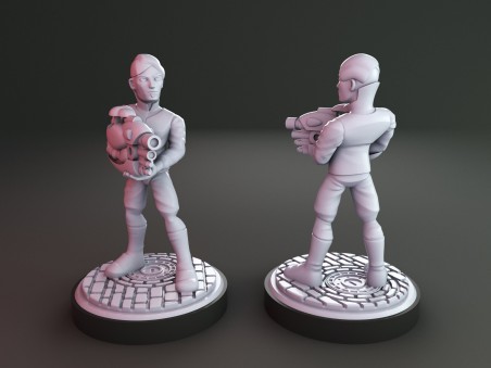 The Sixth Elemental miniatures