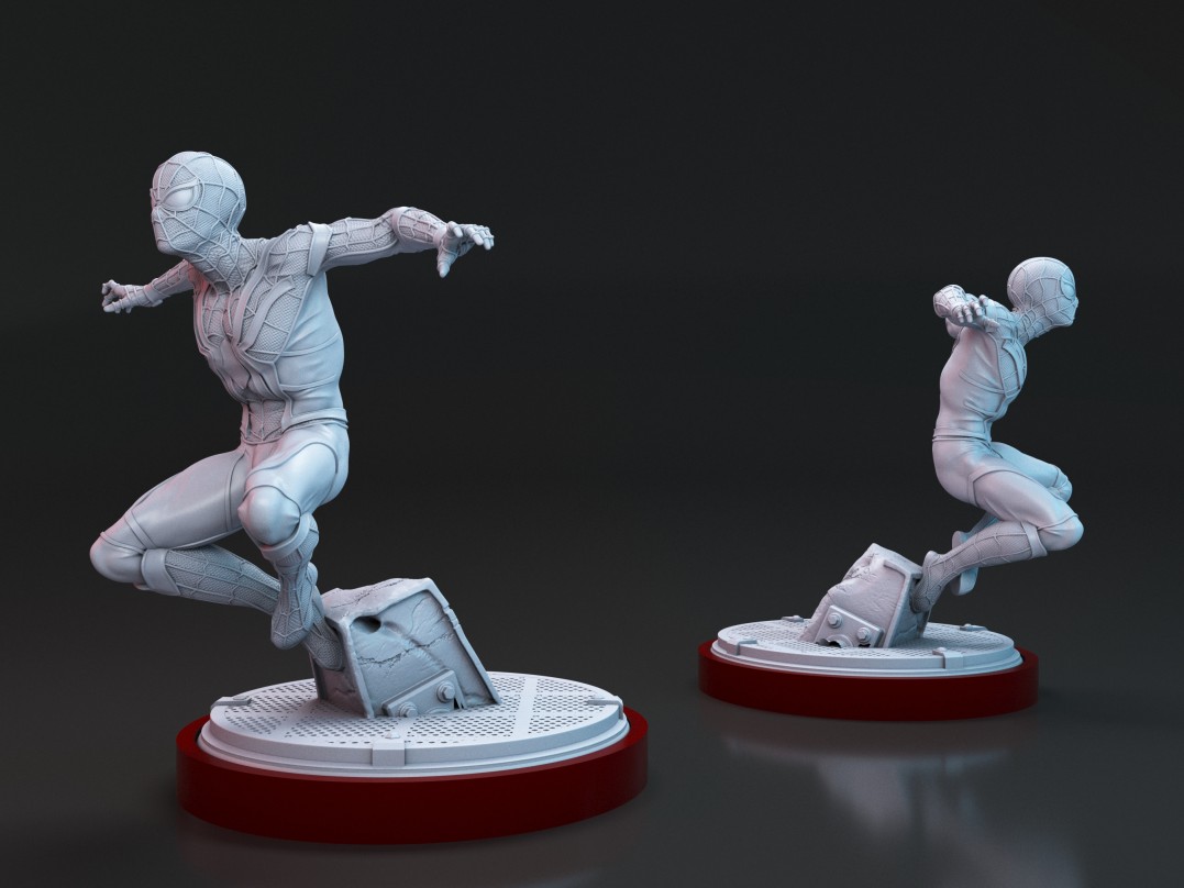 Miniatura Inspirada en Spider-Man – Guardián Urbano
