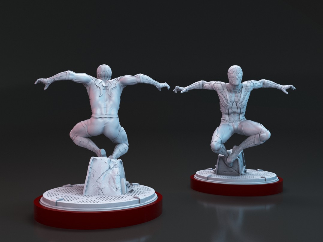 Miniatura Inspirada en Spider-Man – Guardián Urbano