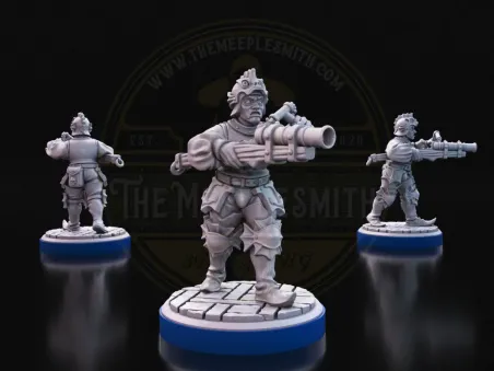 Soldados del Río – Miniaturas de Guardia Fluvial de Fantasía (Pack de 10)