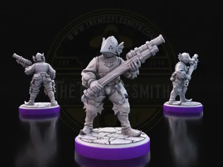 Soldados del Río – Miniaturas de Guardia Fluvial de Fantasía (Pack de 10)