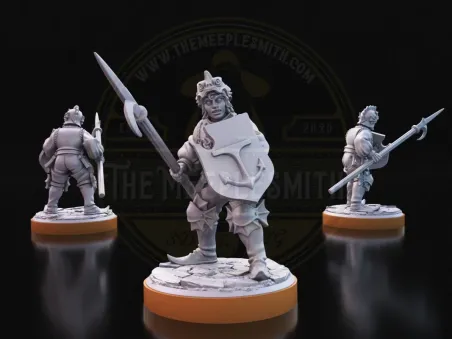 Soldados del Río – Miniaturas de Guardia Fluvial de Fantasía (Pack de 10)