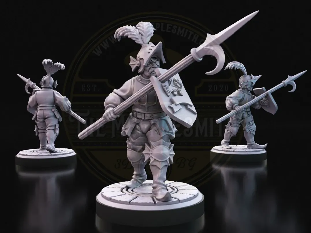 Soldados del Río – Miniaturas de Guardia Fluvial de Fantasía (Pack de 10)