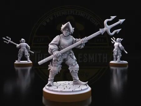 Soldados del Río – Miniaturas de Guardia Fluvial de Fantasía (Pack de 10)