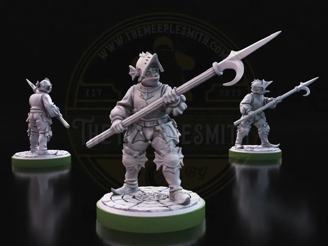 Soldados del Río – Miniaturas de Guardia Fluvial de Fantasía (Pack de 10)