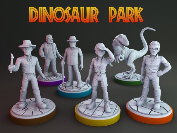 Dinosaur Park miniatures