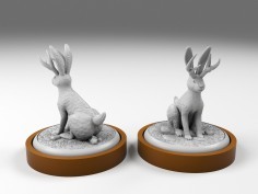 Miniatura de aliado Lebrilope (Jackalope) para Unmatched : Robin Hood vs Bigfoot 2