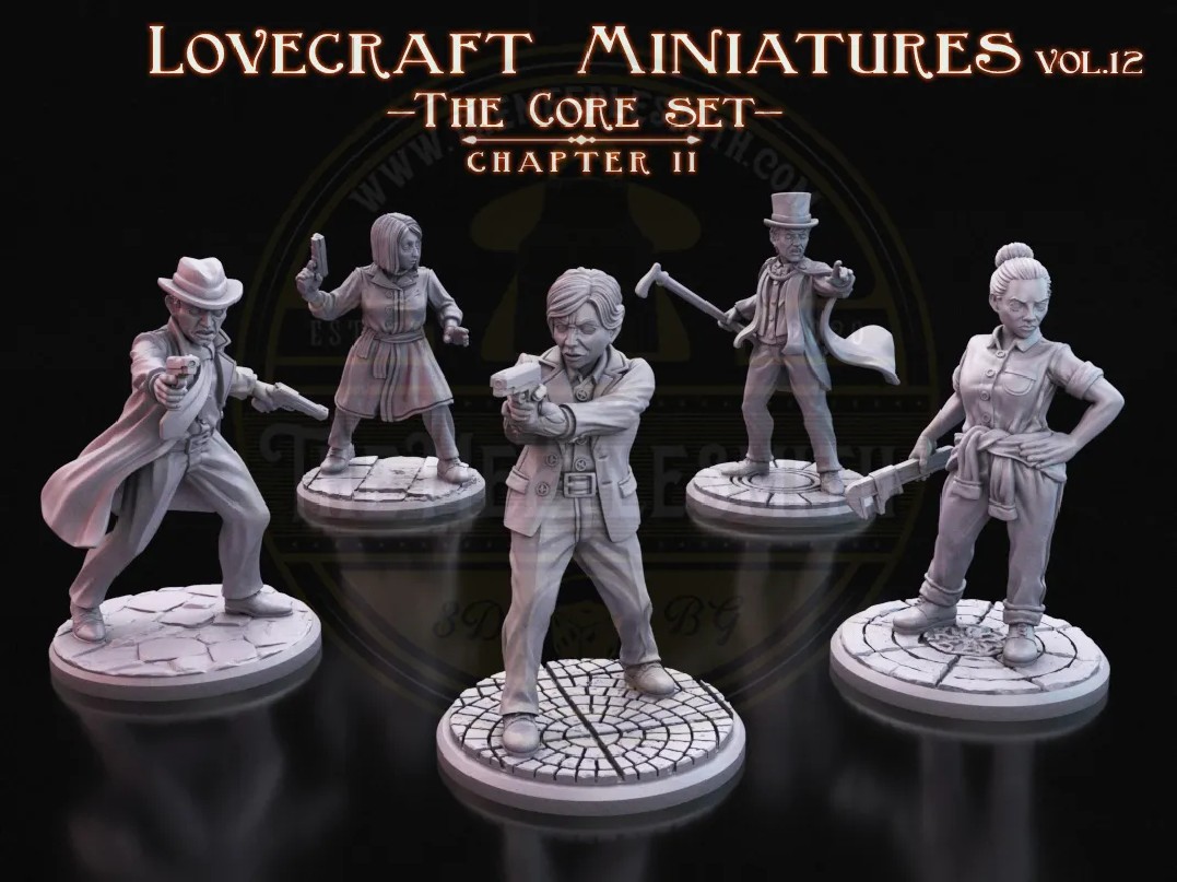 copy of Paquete de Miniaturas Lovecraft Vol.11: Los Investigadores de la cicuta