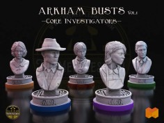 Lovecraft Investigators Busts Vol.1 – Investigadores del Core
