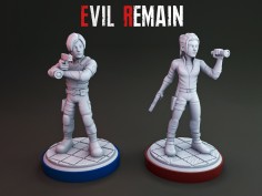 Héroes Clásicos - Miniaturas de supervivientes del Mal Persistente