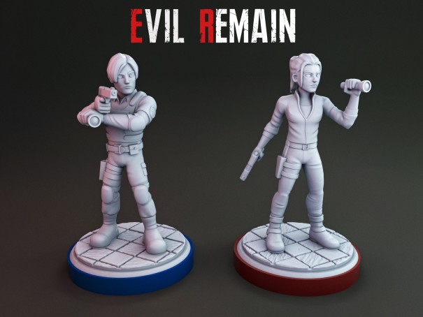 Classic heroes - Evil Remain Survivors miniatures