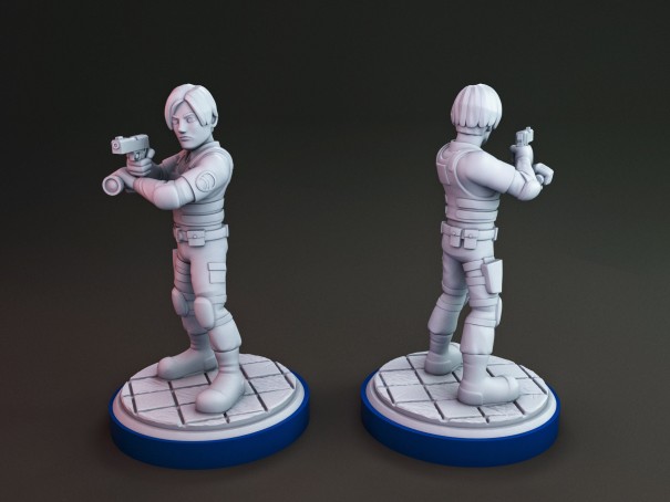 Classic heroes - Evil Remain Survivors miniatures