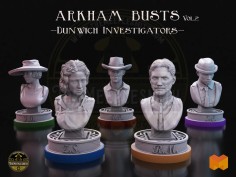 Lovecraft Investigators Busts Vol.2 – Investigadores de Dunwich