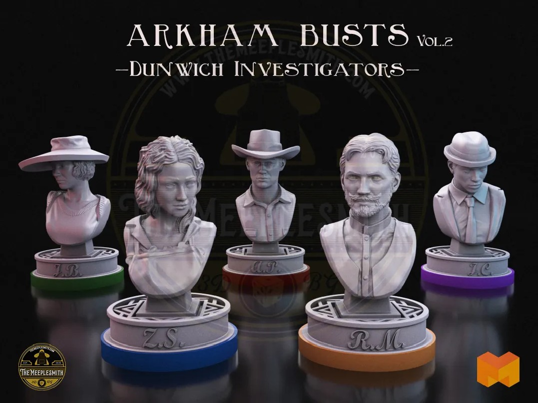 Lovecraft Investigators Busts Vol.2 – Investigadores de Dunwich