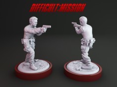 Impossible Mission survivor miniature