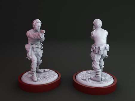 Impossible Mission survivor miniature