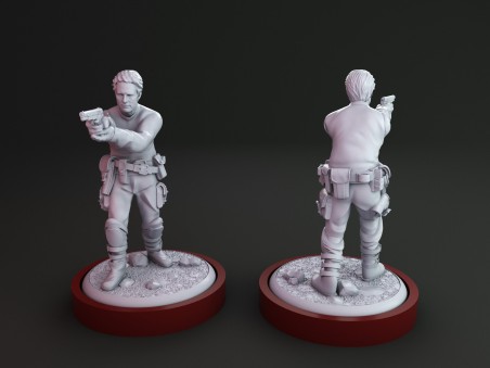 Impossible Mission survivor miniature