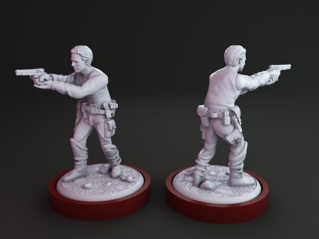 Impossible Mission survivor miniature