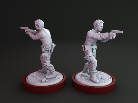 Impossible Mission survivor miniature