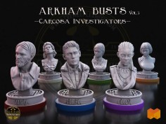 Lovecraft Investigators Busts Vol.3 – Investigadores de Carcosa