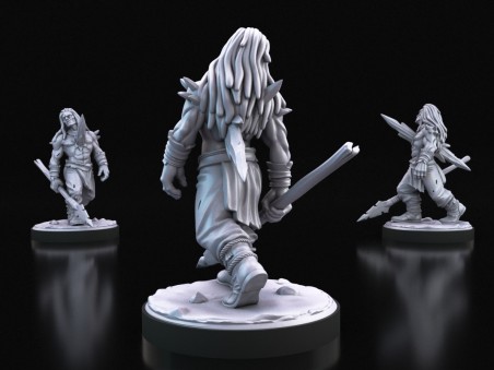 Frost Bound Thrall con Lanza, Zombi de Hielo