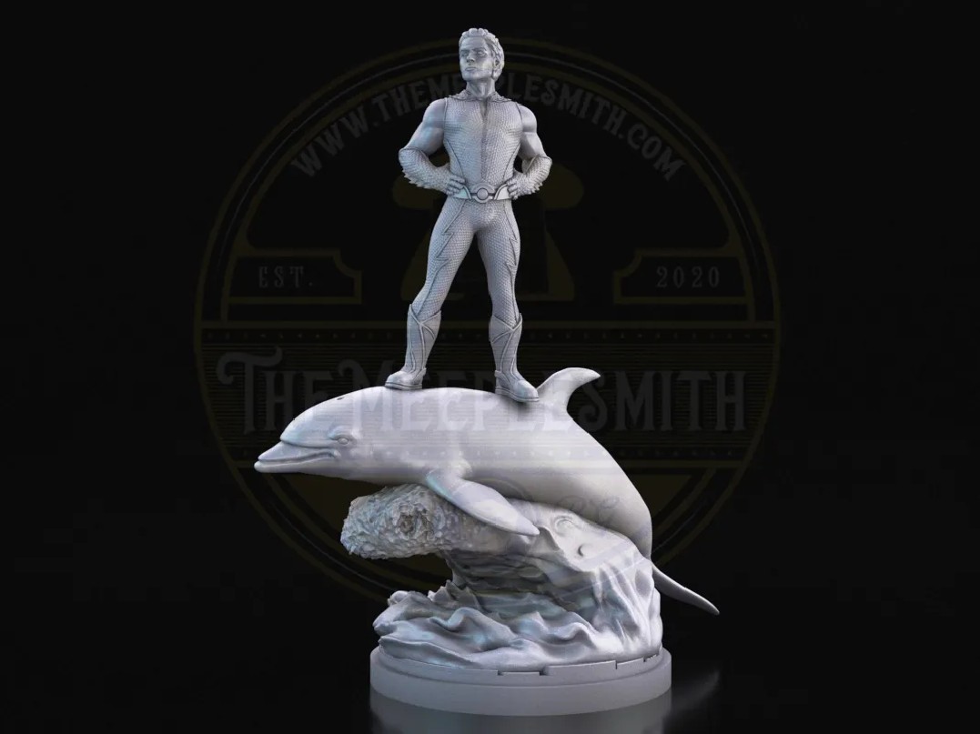 Capitán Coral - Miniatura Inspirada en El Profundo de The Boys