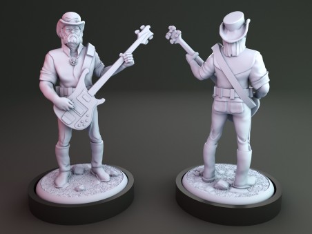 Lemmy Kilmister from Motorhead miniature