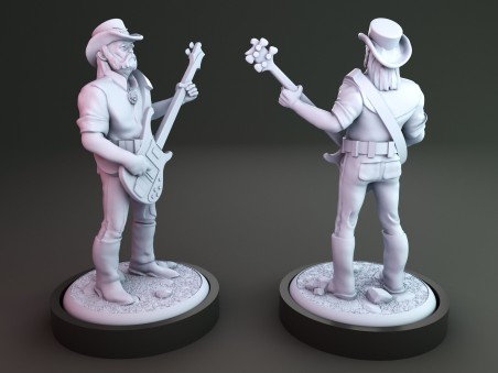 Lemmy Kilmister from Motorhead miniature