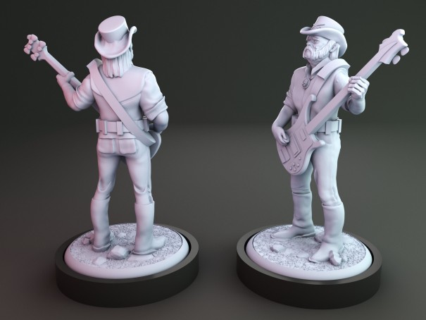 Lemmy Kilmister from Motorhead miniature