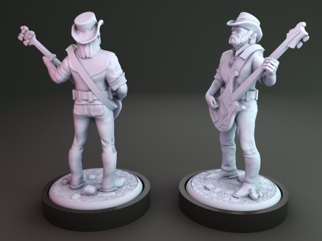 Lemmy Kilmister from Motorhead miniature