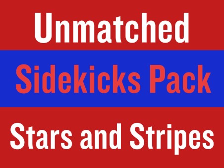 Pack de Sidekicks Stars & Stripes – Compatible con Unmatched