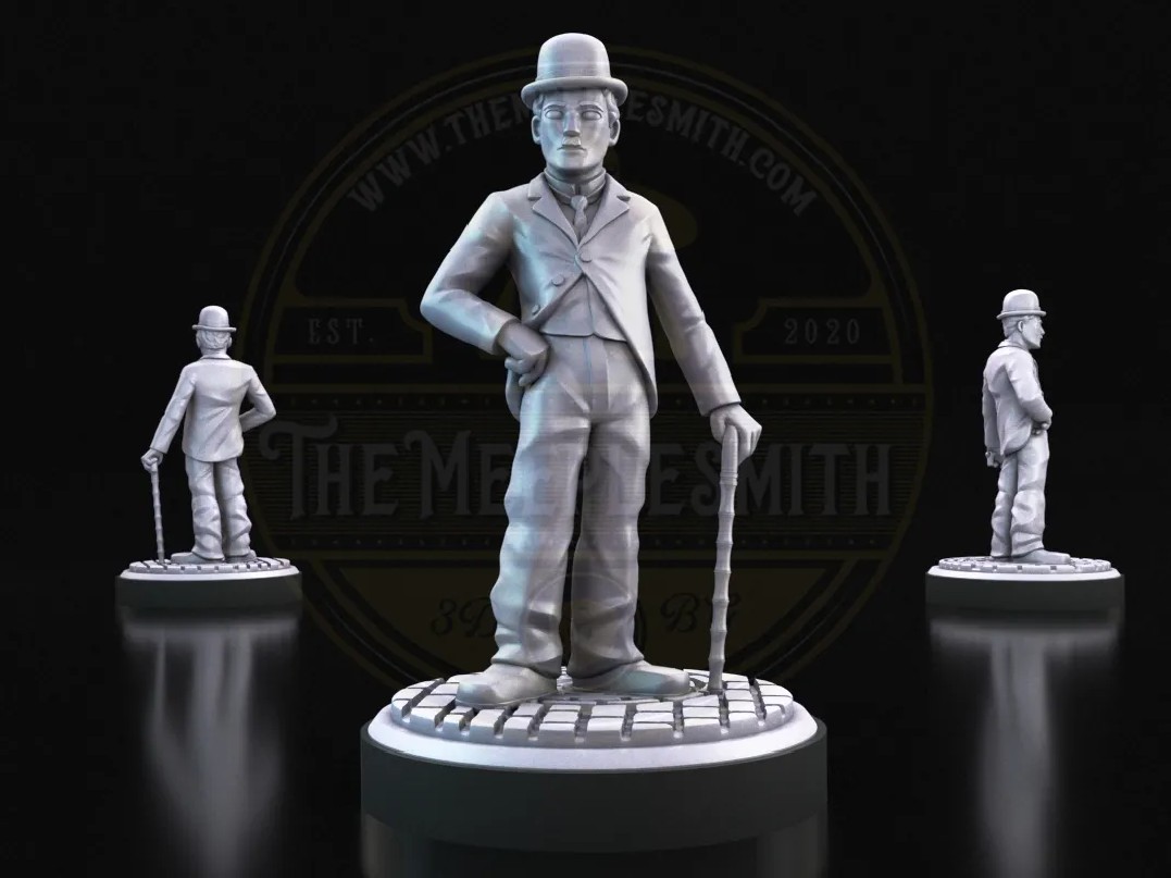 Charlie Chaplin, Marilyn Monroe & Audrey Hepburn Miniature Set