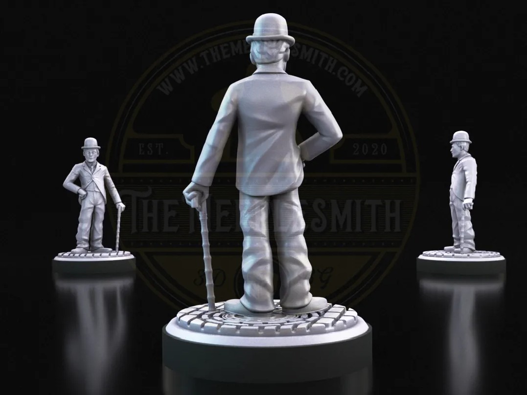 Charlie Chaplin, Marilyn Monroe & Audrey Hepburn Miniature Set