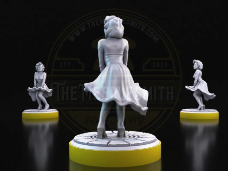 Charlie Chaplin, Marilyn Monroe & Audrey Hepburn Miniature Set