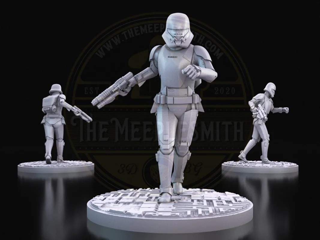 Soldado de Asalto con Propulsor – Vanguardia de la Primera Orden (Pose de Avance)