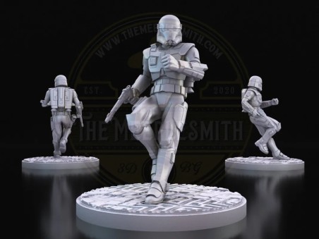 Imperial Super Commando – Charging Mandalorian Warrior